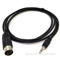 MiniDin Midi Plug To 3.5Mm transfer Audio Cable